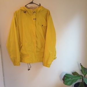 Eddie Bauer Yellow Raincoat
